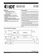 DataSheet IDT71256L pdf